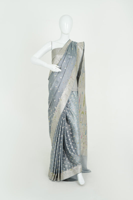 VISCOSS SILK CHIFFON SAREE-AFW052