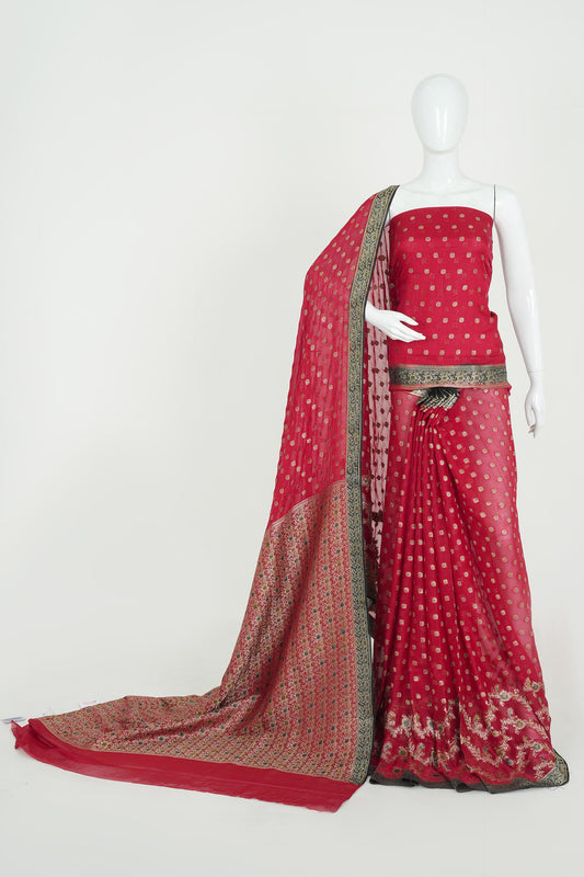 ANARI RED SAREE-AFW053