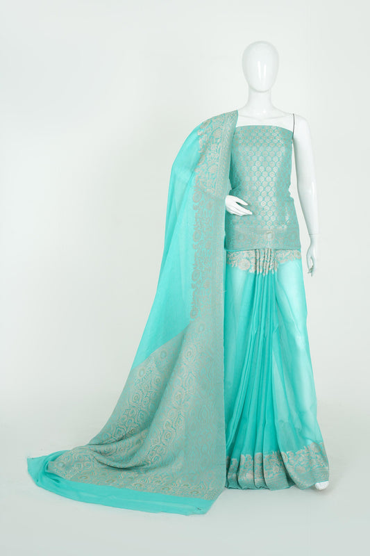 PLAIN PALOO BOARDER SAREE-AFWO51